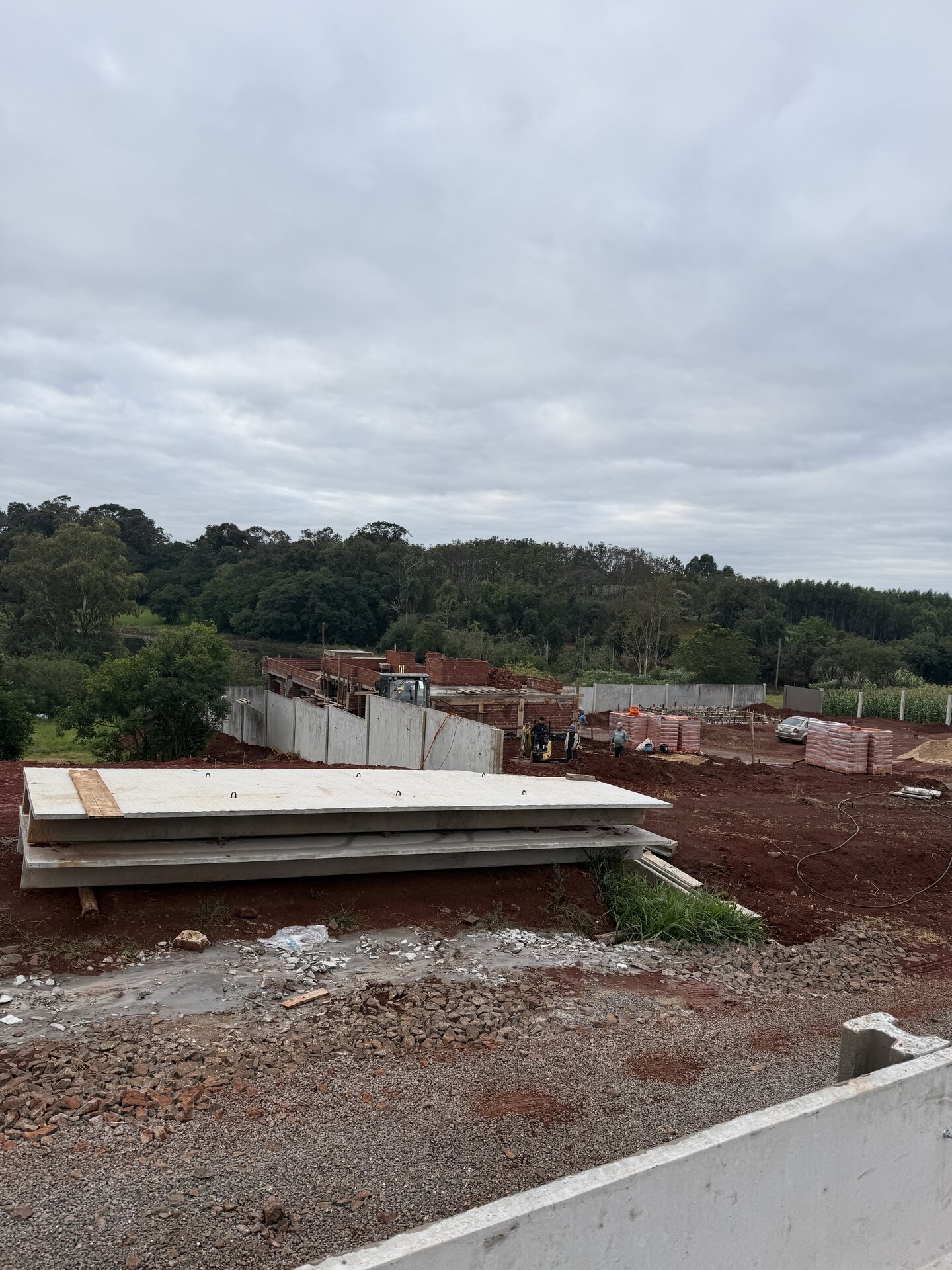 Avanço da obra – registro 1